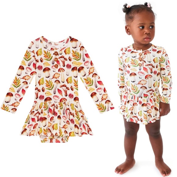 Posh Peanut Other - Posh Peanut Alba long sleeve Skirted bodysuit NWT limited edition‼️